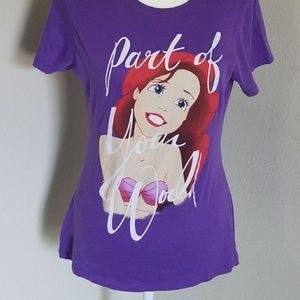 The Little Mermaid T Shirt Lg.
